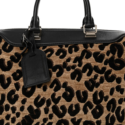 Louis Vuitton Jacquard Velvet Leopard Print Stephen Sprouse Speedy 8 of 16
