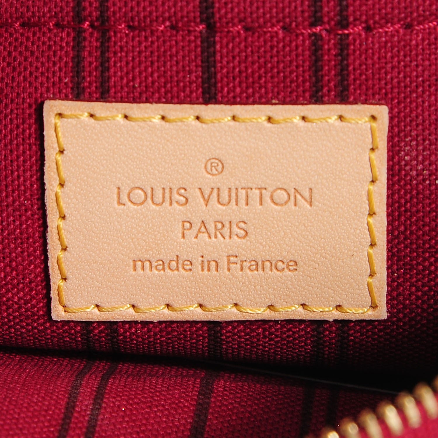 Louis Vuitton Monogram Neverfull MM GM Pochette Fuchsia 6 of 7