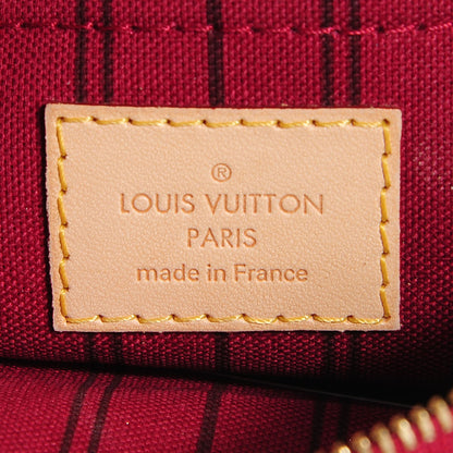 Louis Vuitton Monogram Neverfull MM GM Pochette Fuchsia 6 of 7