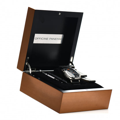 Panerai Titanium Rubber 47mm Luminor 1950 Flyback Automatic Watch Black PAM00526 5 of 5