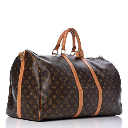 Louis Vuitton Monogram Keepall Bandouliere 55 3 of 14