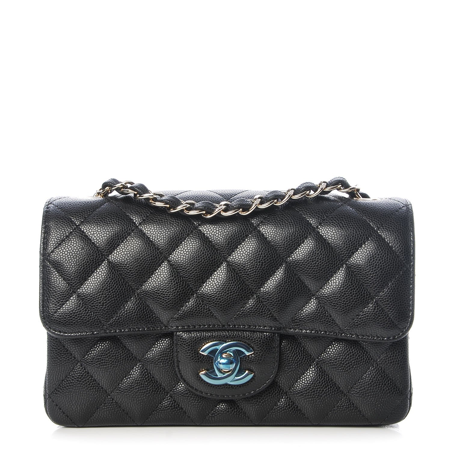 Chanel Caviar Quilted Mini Rectangular Flap Black 1 of 8