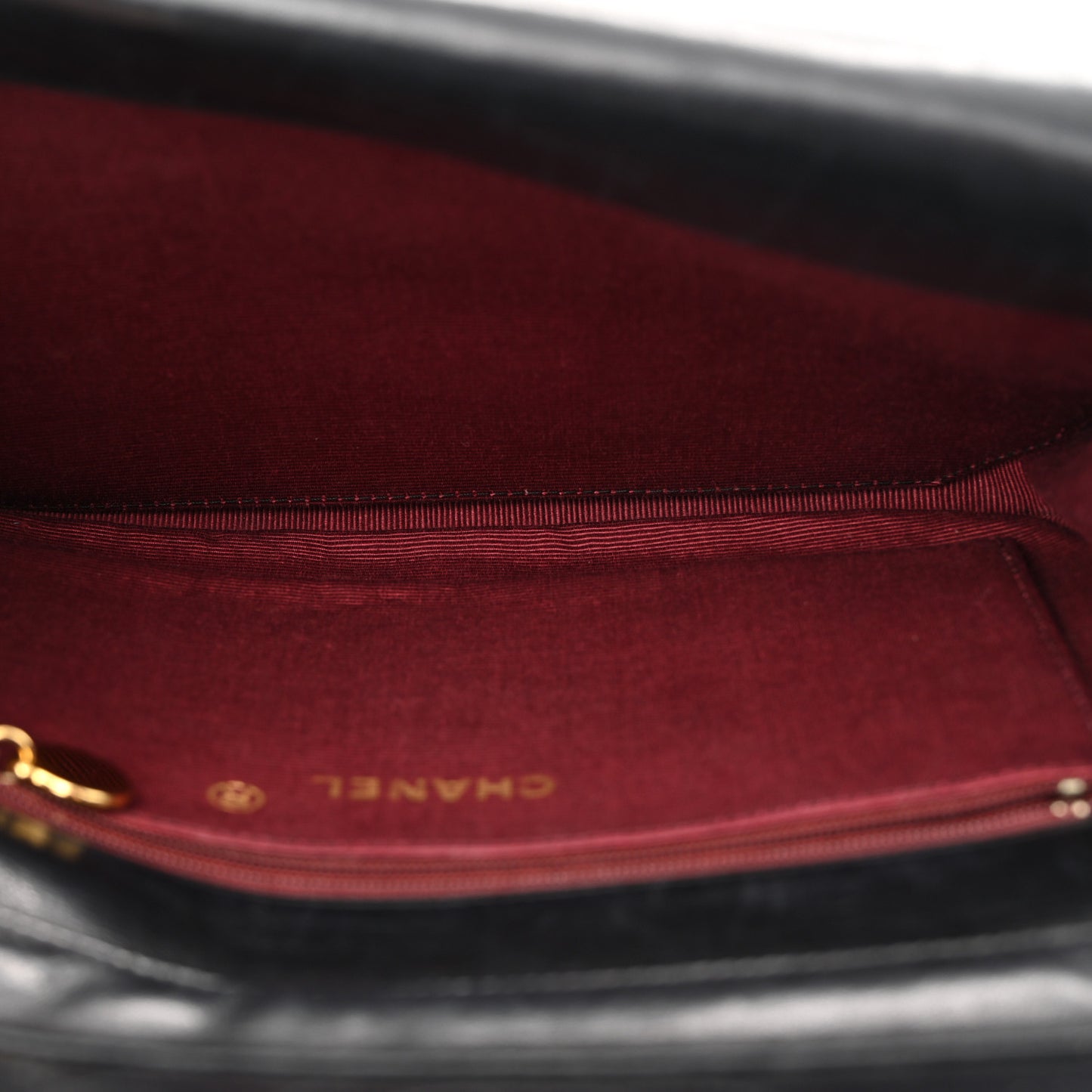 Lambskin Quilted Flap Bag Black