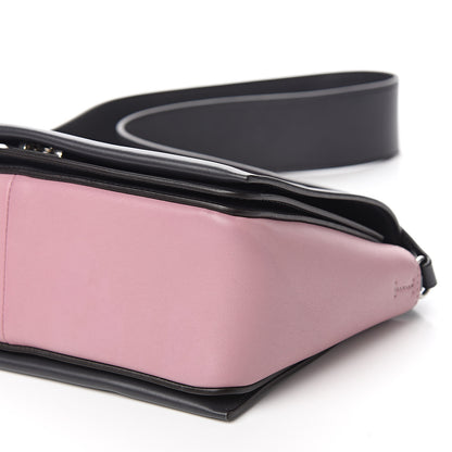 Celine Shiny Smooth Calfskin Medium Frame Shoulder Bag Liquorice Antique Rose 8 of 9