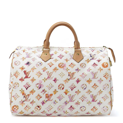 Louis Vuitton Watercolor Aquarelle Speedy 35 White 1 of 9