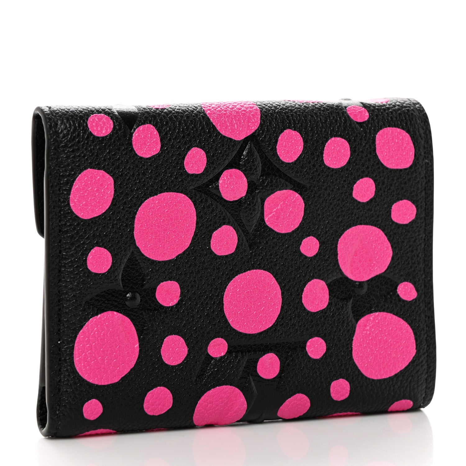 Louis Vuitton LV X YK Empreinte Monogram Victorine Wallet Black Fuchsia 3 of 7