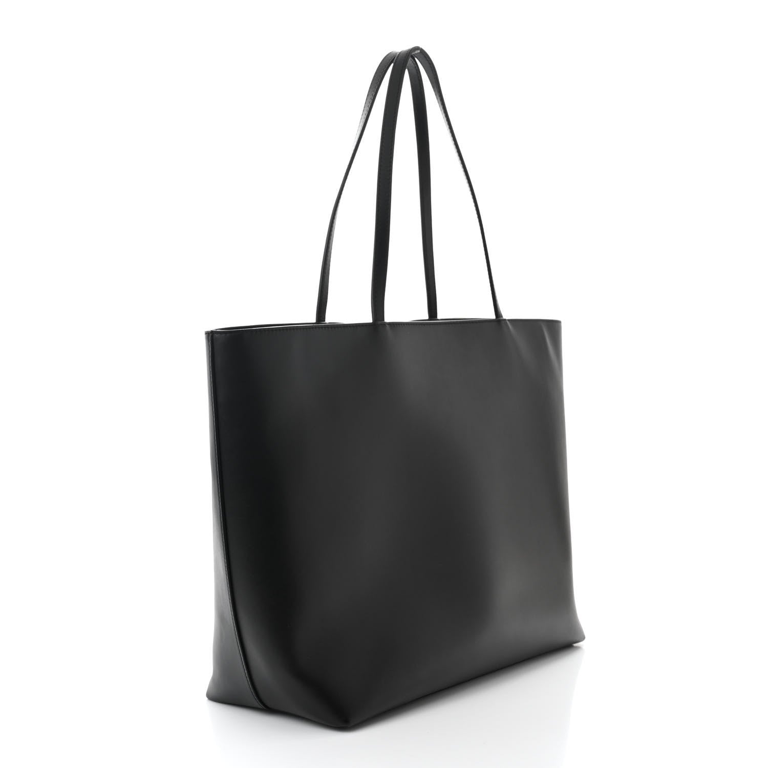 Dolce & Gabbana Calfskin DG Logo Shopper Tote Black 3 of 9