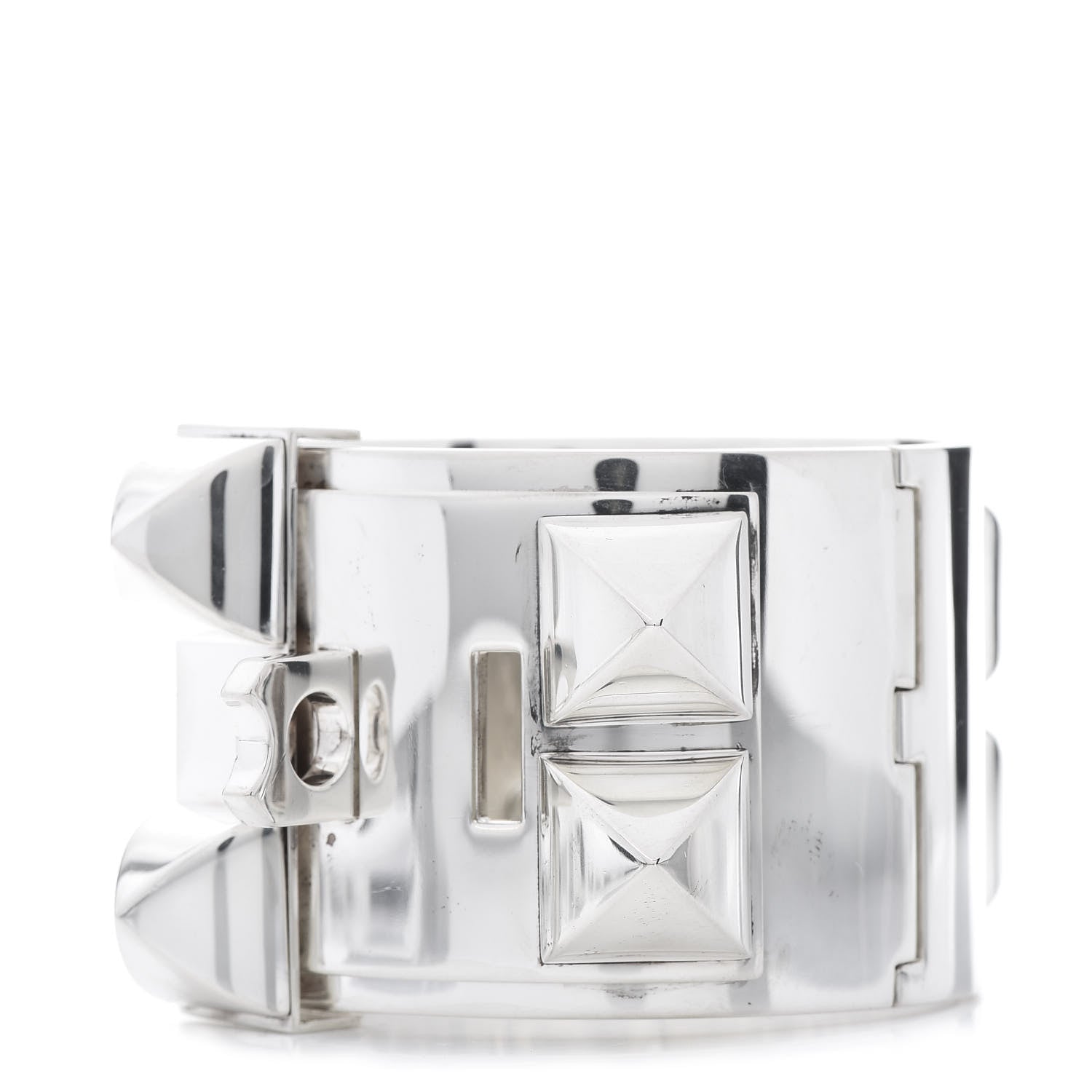 Hermes Sterling Silver Collier De Chien Bracelet SH 9 of 15