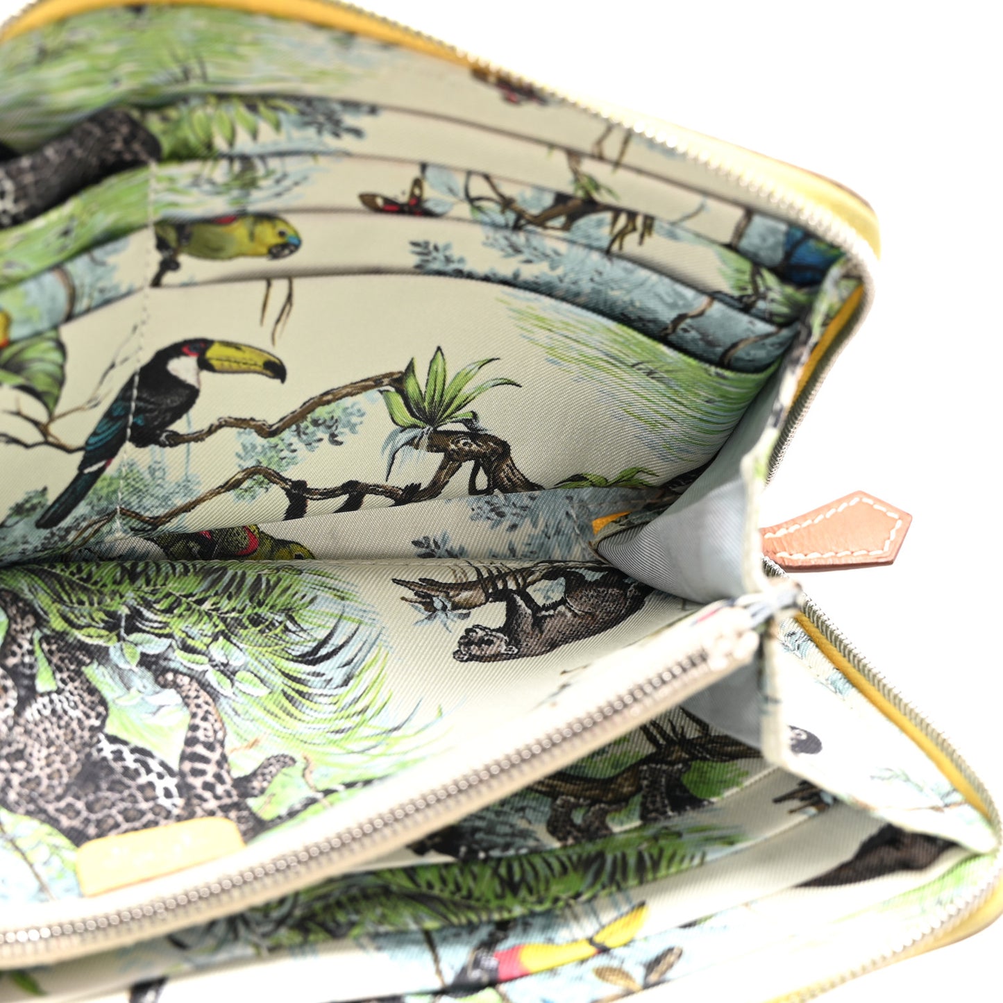 Epsom Silk'In Wallet Jaune Poussin Nata