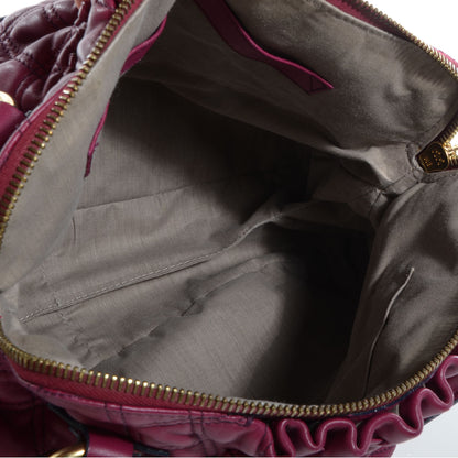 Marc Jacobs Leather Quilted Cecilia Violet 5 of 9