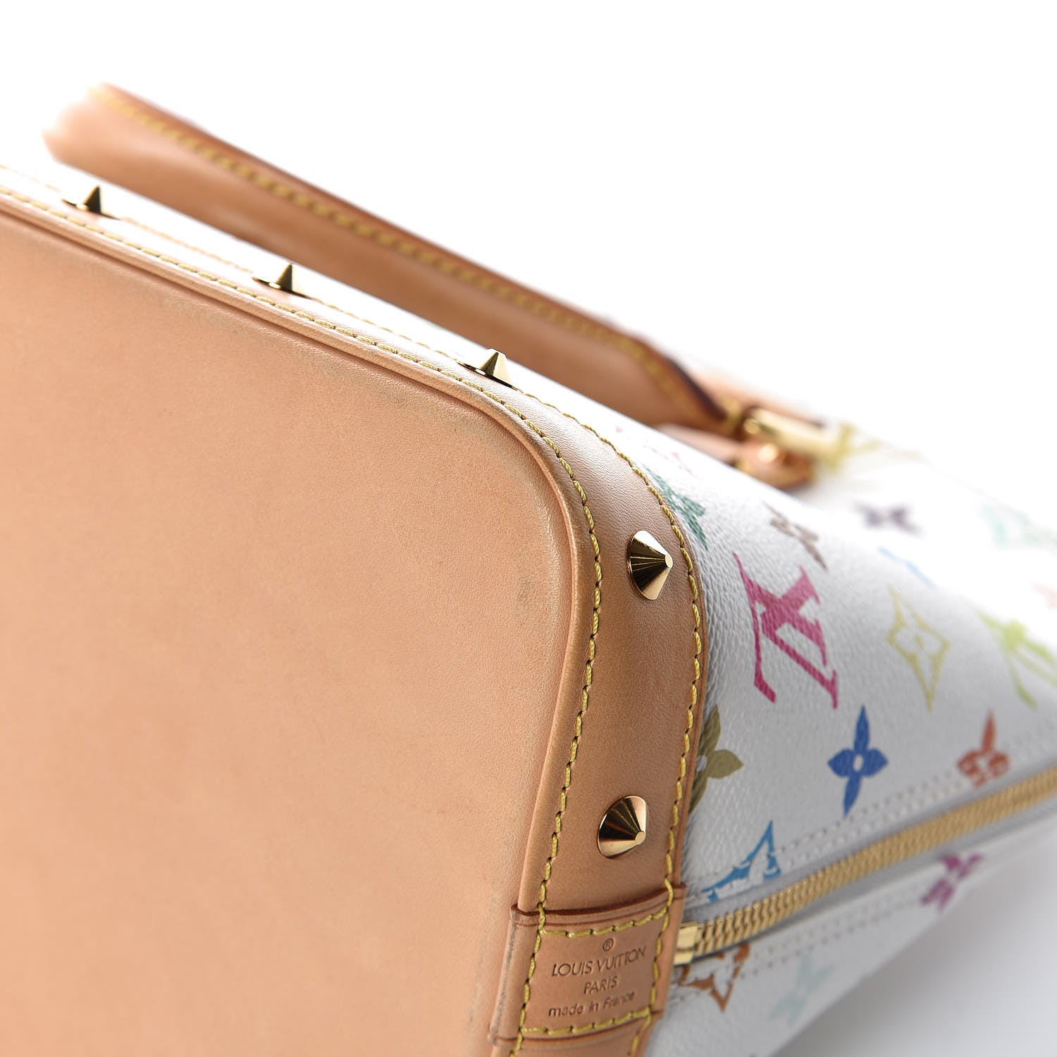 Louis Vuitton Monogram Multicolor Alma White 18 of 21