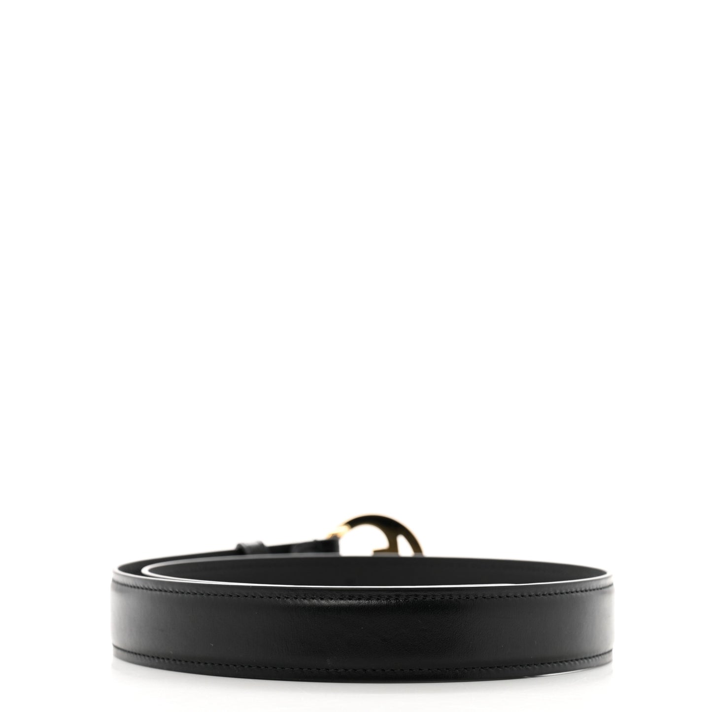 Ciny Lux Calfskin Blondie 30mm Belt 75 30 Black