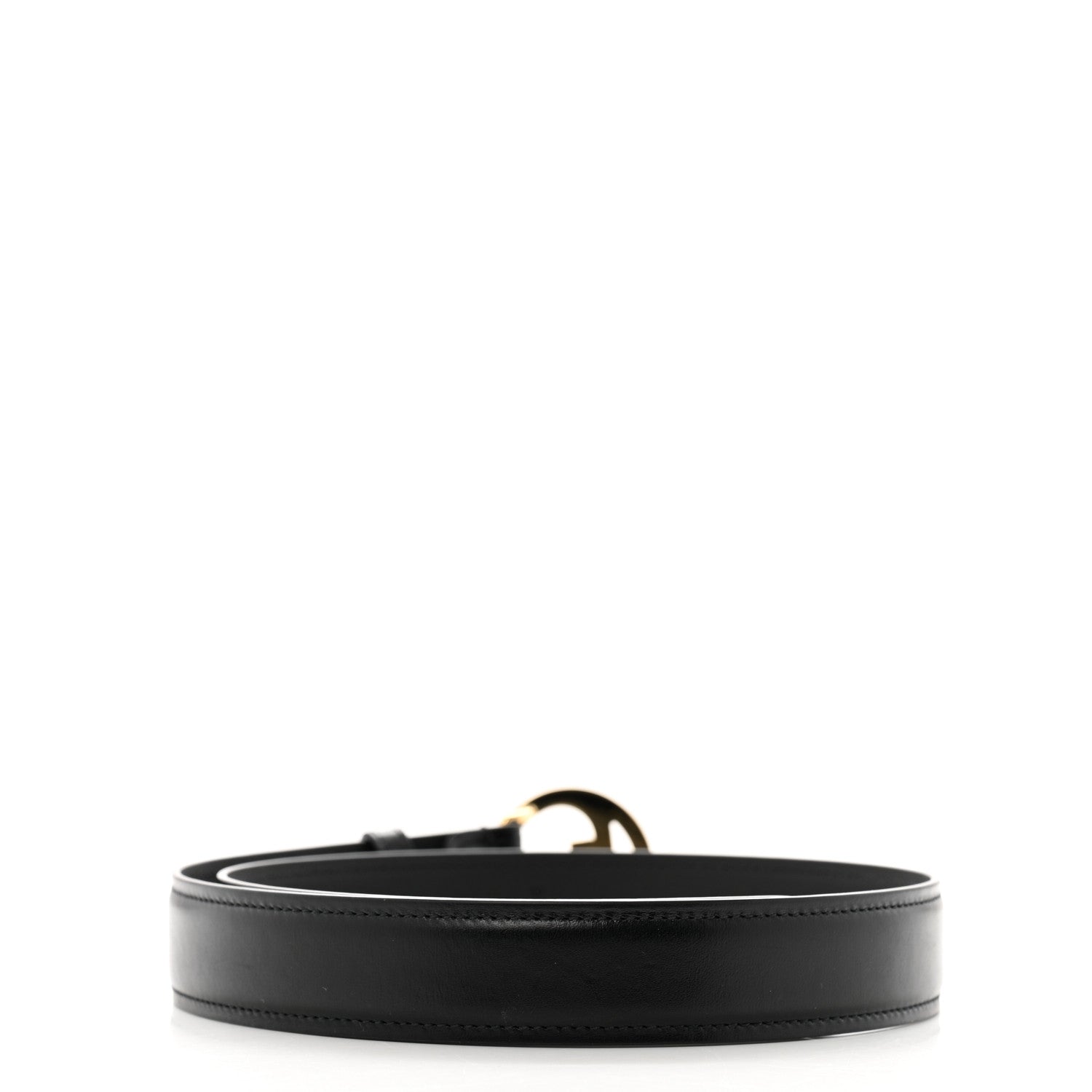 Gucci Ciny Lux Calfskin Blondie 30mm Belt 75 30 Black 2 of 5