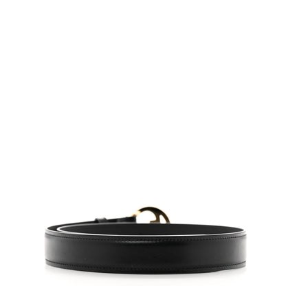 Gucci Ciny Lux Calfskin Blondie 30mm Belt 75 30 Black 2 of 5