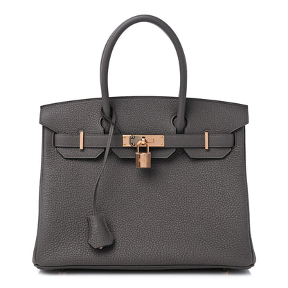 Hermes Togo Birkin 30 Etain 1 of 10