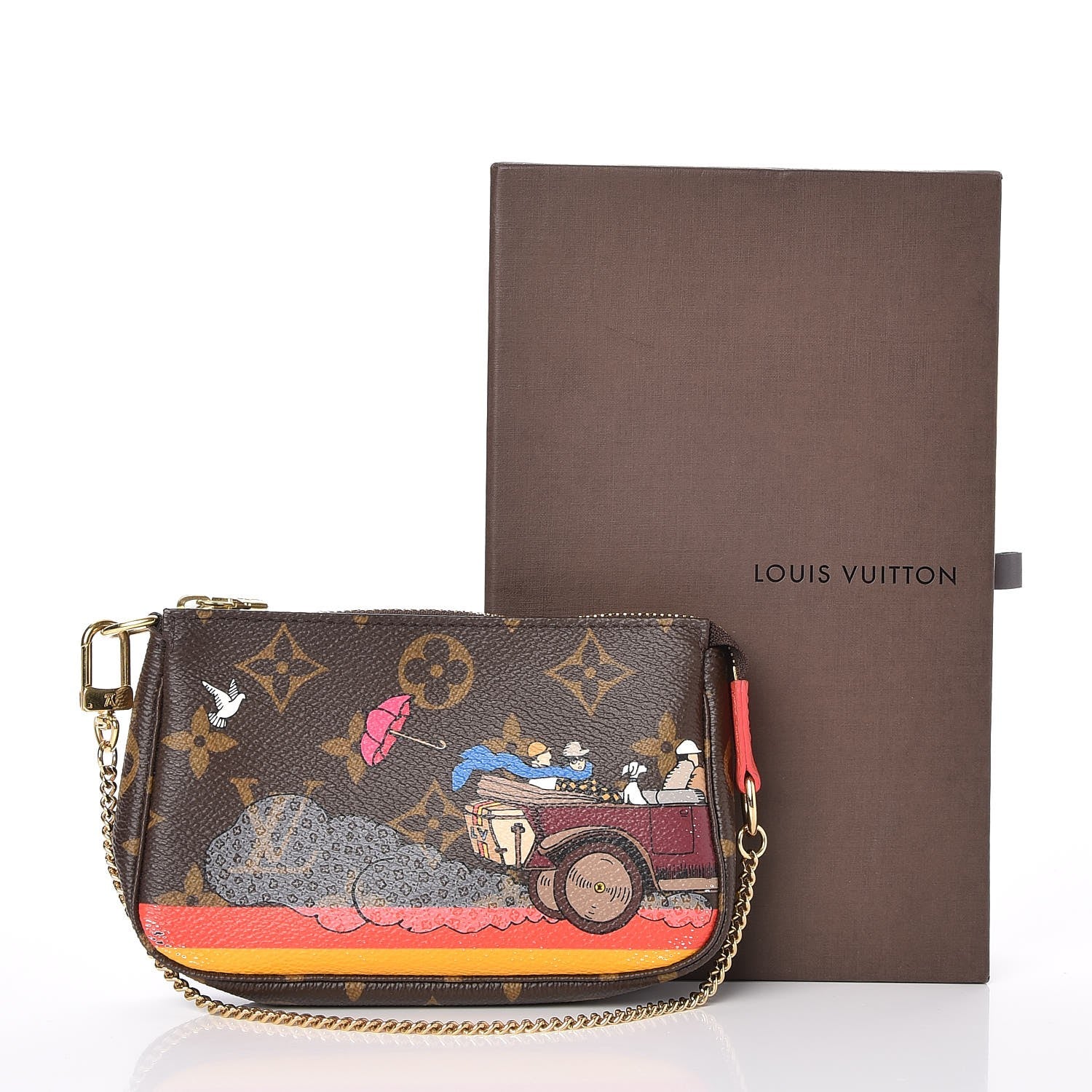 Louis Vuitton Monogram 2015 Christmas Animation Mini Pochette Accessories 8 of 8