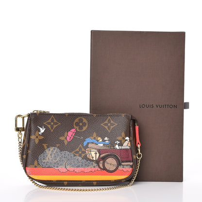Louis Vuitton Monogram 2015 Christmas Animation Mini Pochette Accessories 8 of 8