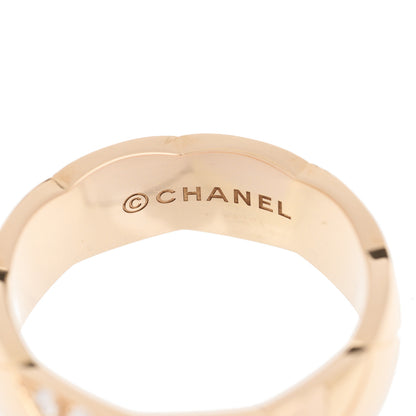 Chanel 18K Beige Gold Diamond Small Coco Crush Ring 56 7.75 4 of 7