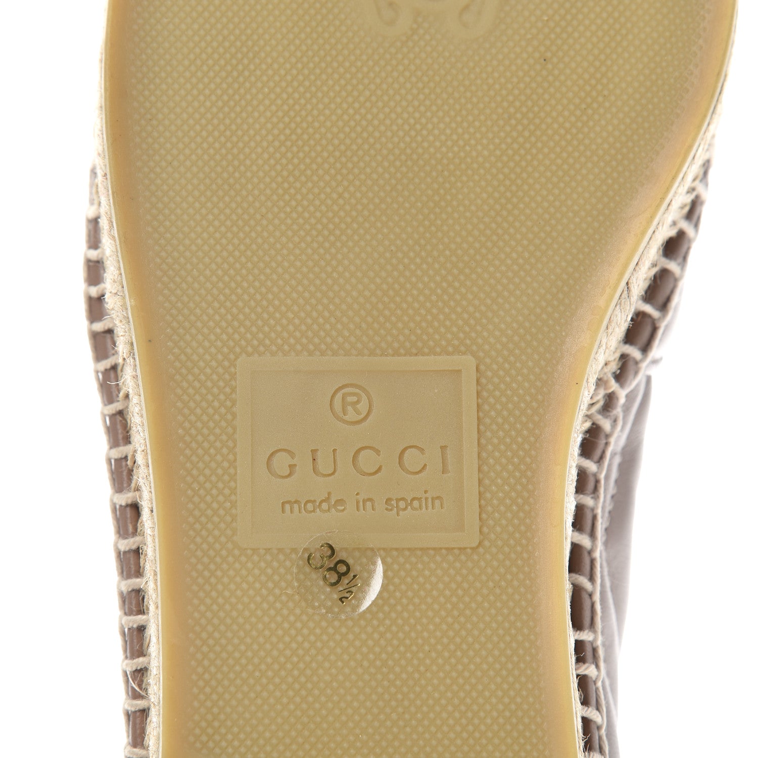 Gucci Nappa Matelasse GG Marmont Espadrilles 38.5 Porcelain Rose 9 of 11