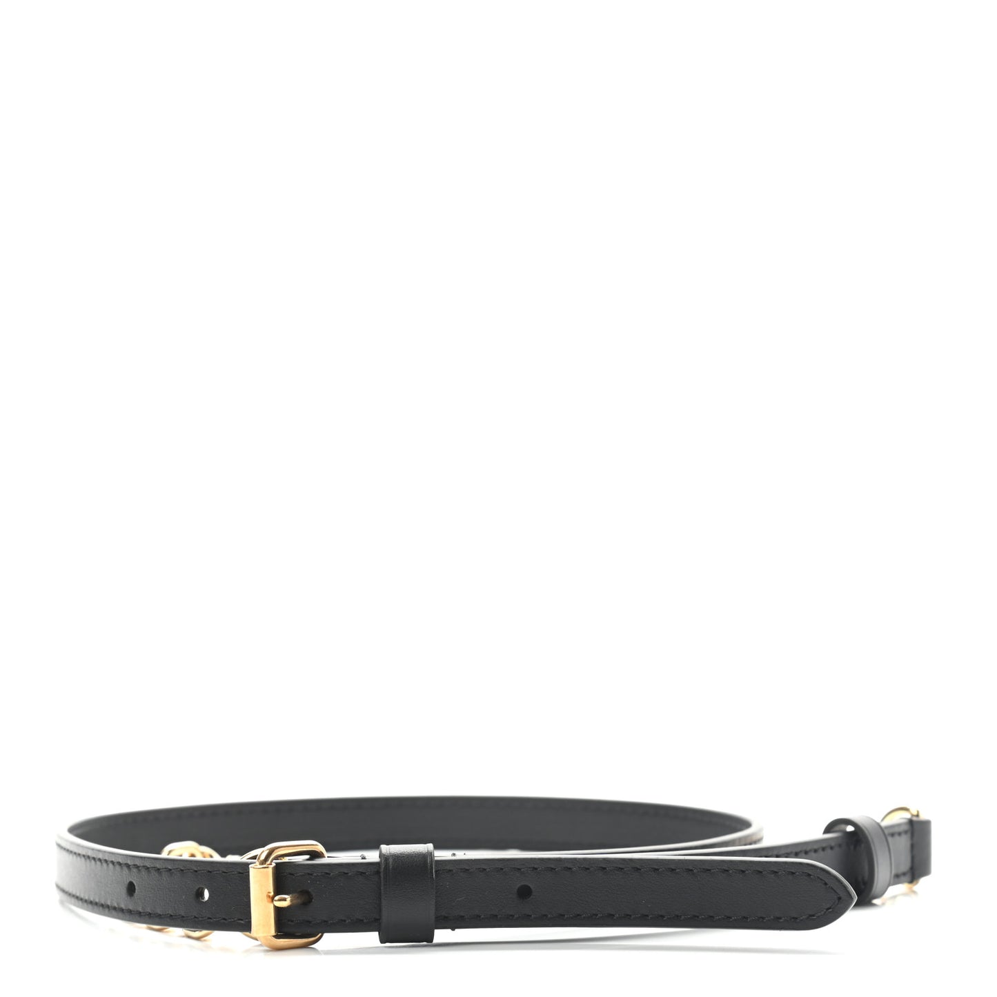 Calfskin Speedy Bandouliere 20 Shoulder Strap Black
