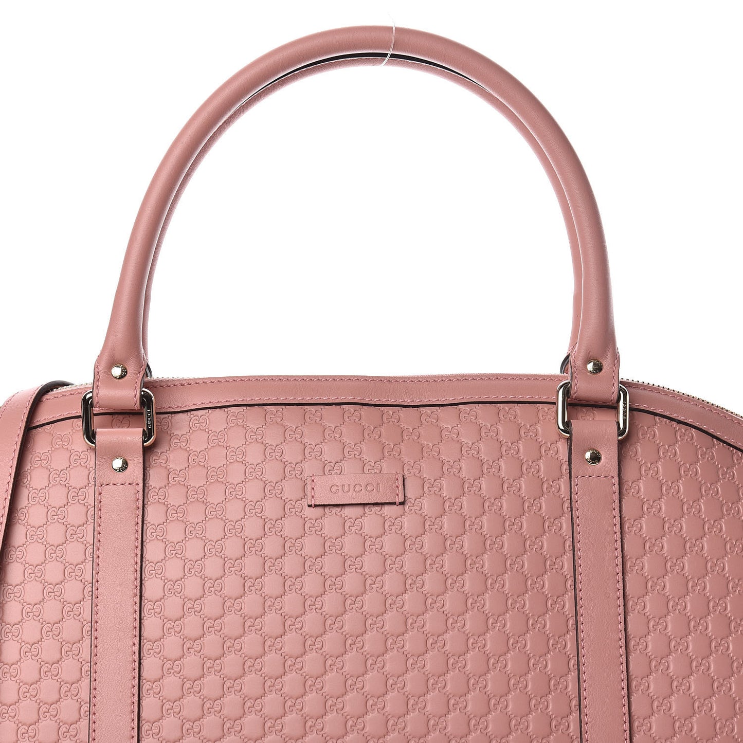 Soft Microguccissima Large Dome Satchel Soft Pink