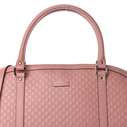 Gucci Soft Microguccissima Large Dome Satchel Soft Pink 10 of 10