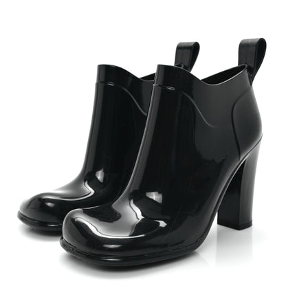 Bottega Veneta Rubber Shine Ankle Boots 37 Black 4 of 9