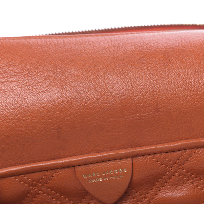 Marc Jacobs Lambskin Quilted Rudy Satchel Mandarin 7 of 10
