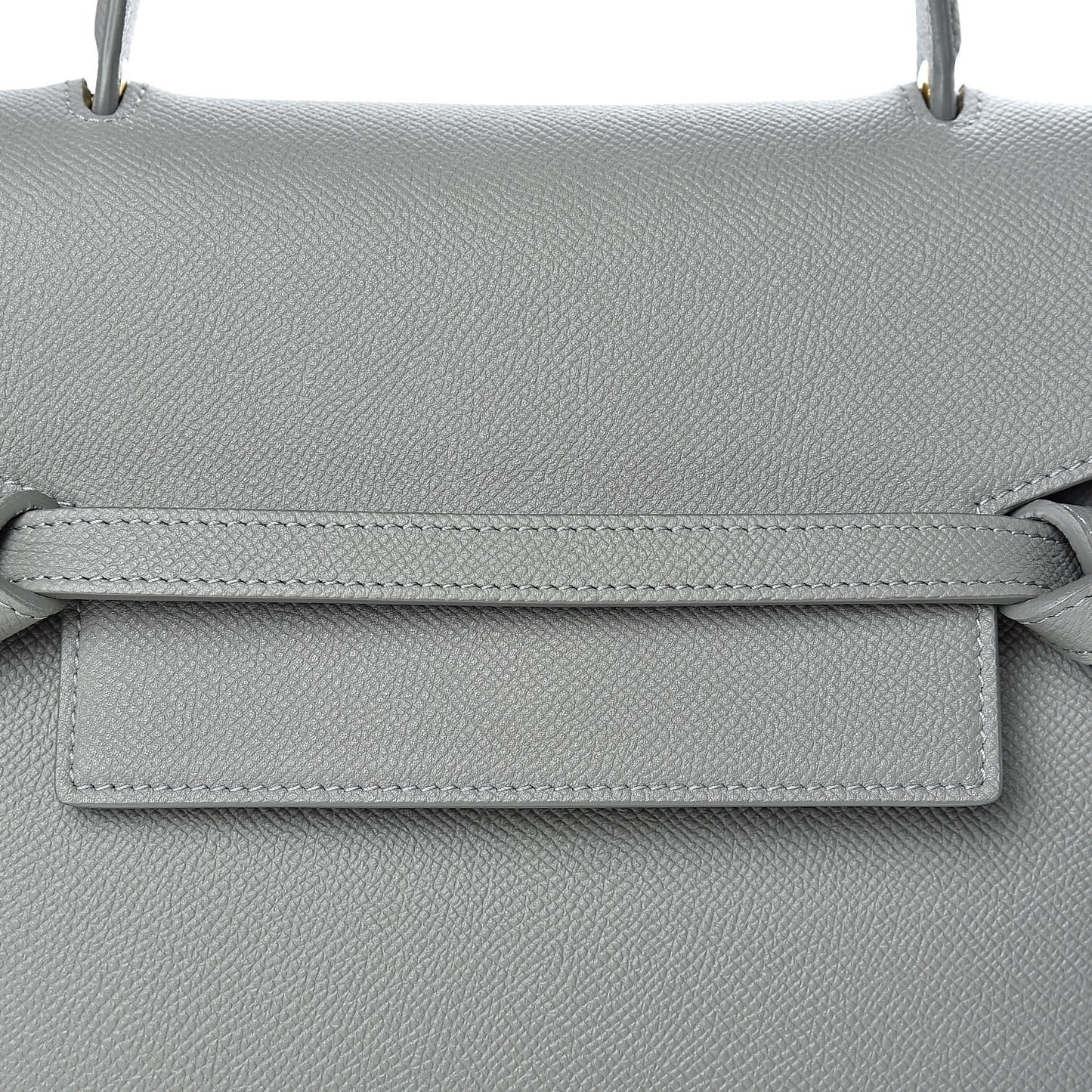 Grained Calfskin Micro Belt Bag Cloud