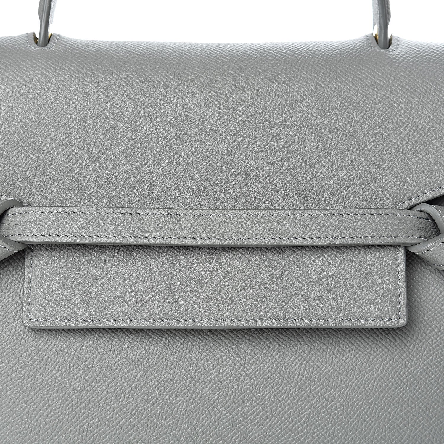 Celine Grained Calfskin Micro Belt Bag Cloud 8 of 10