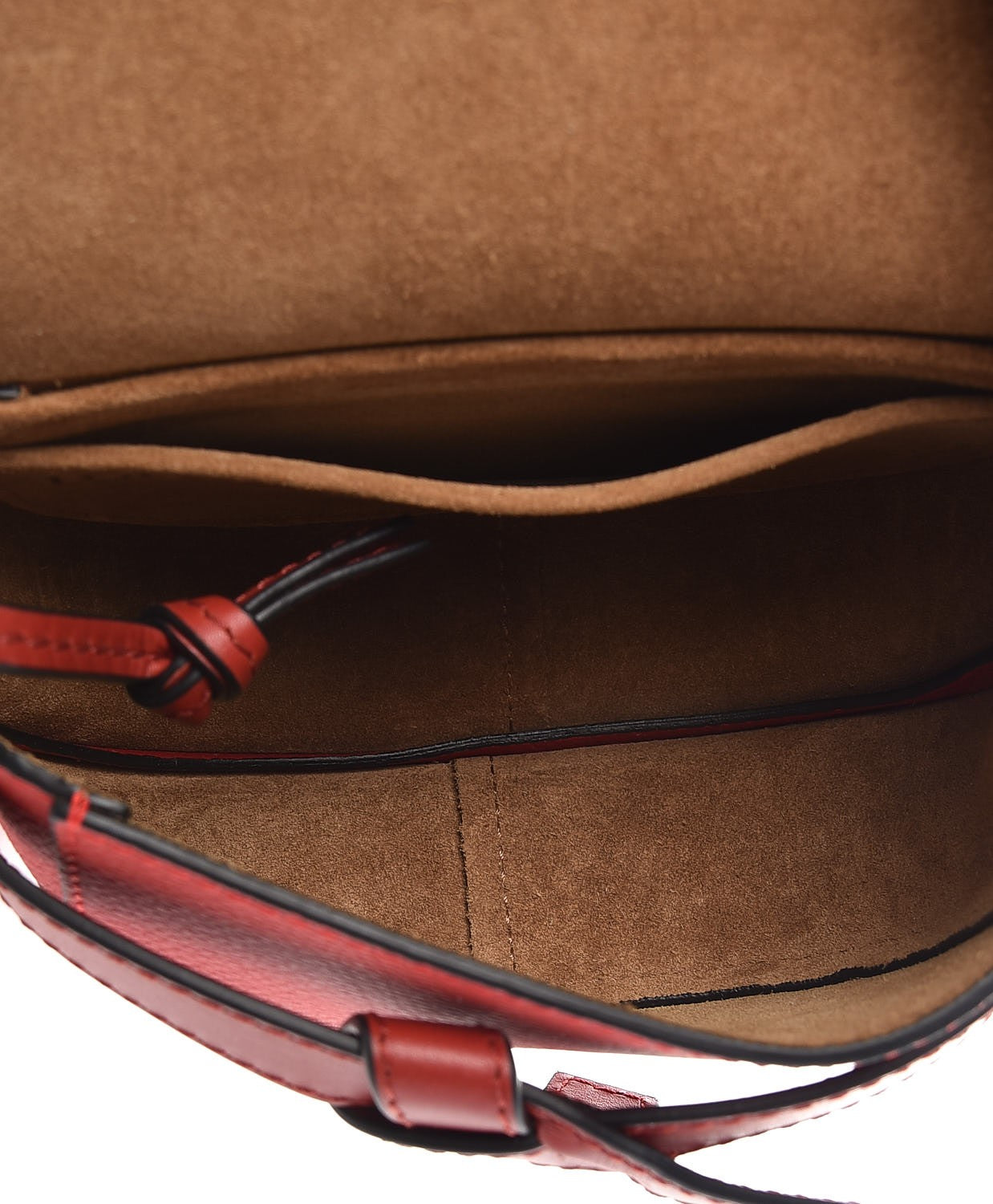 Loewe Grained Calfskin Mini Gate Crossbody Bag Scarlet Burnt Red 5 of 7