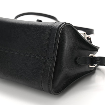Alexander McQueen Pebbled Calfskin Mini Padlock Navy 10 of 11