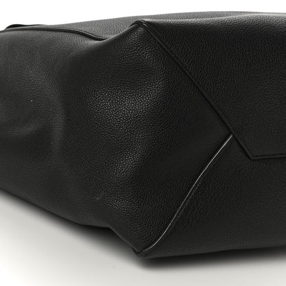 Celine Soft Grained Calfskin Medium Belt Cabas Phantom Black 8 of 13