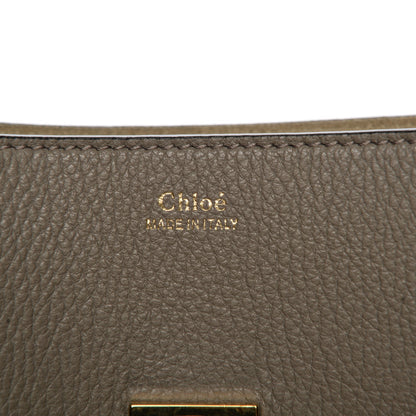 Chloe Grained Lambskin Mini Drew Shoulder Bag Motty Grey 6 of 6
