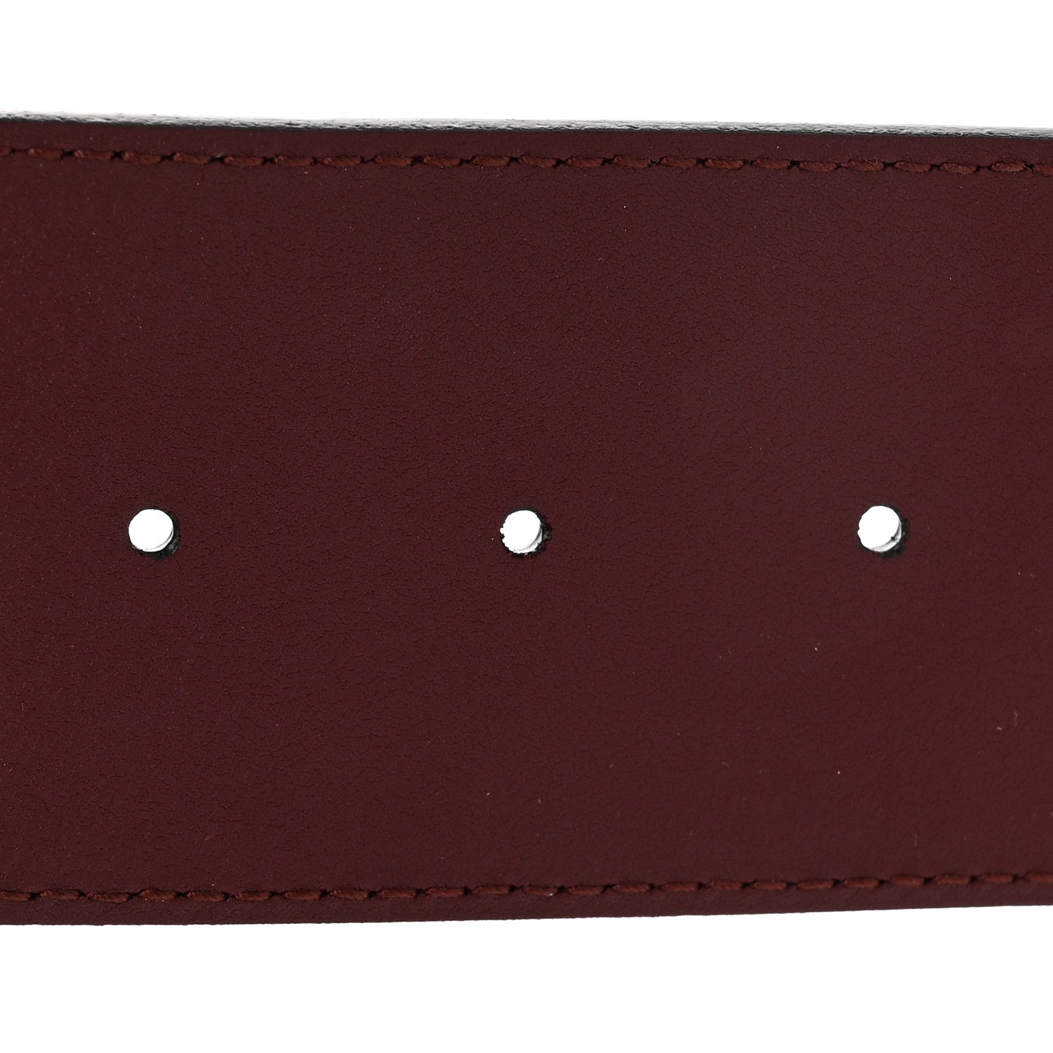 Gucci Calfskin Crystal Double G 55mm Belt 85 34 Burgundy 4 of 6