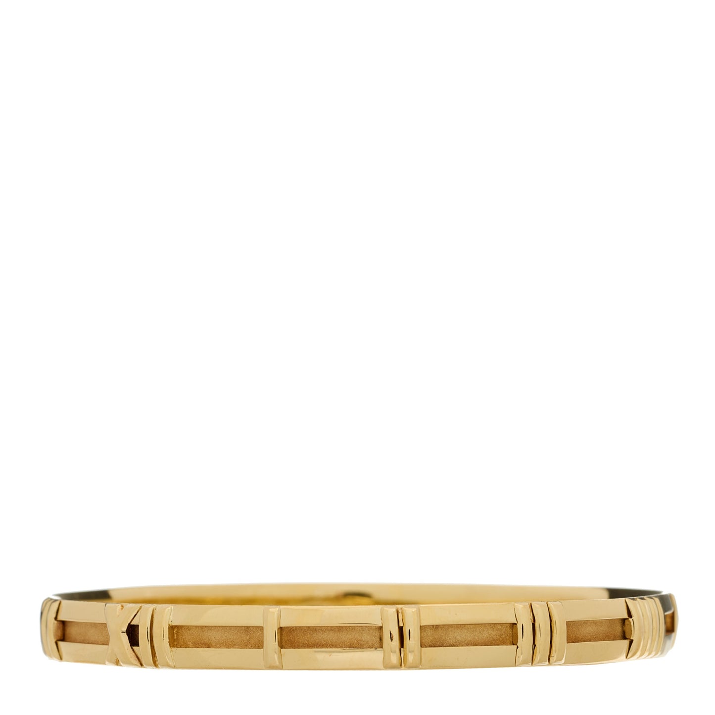 18K Yellow Gold Atlas Open Bangle Bracelet