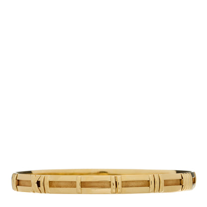 Tiffany 18K Yellow Gold Atlas Open Bangle Bracelet 1 of 3