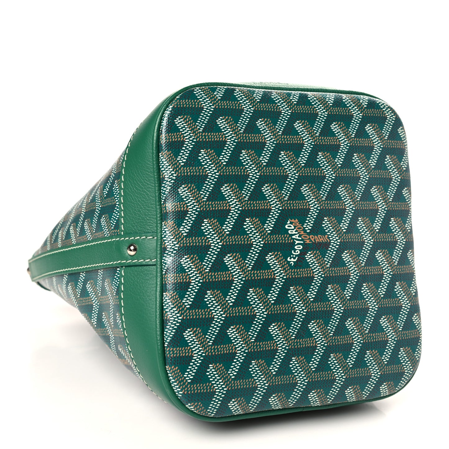 Goyardine Petit Flot Bucket Bag PM Green