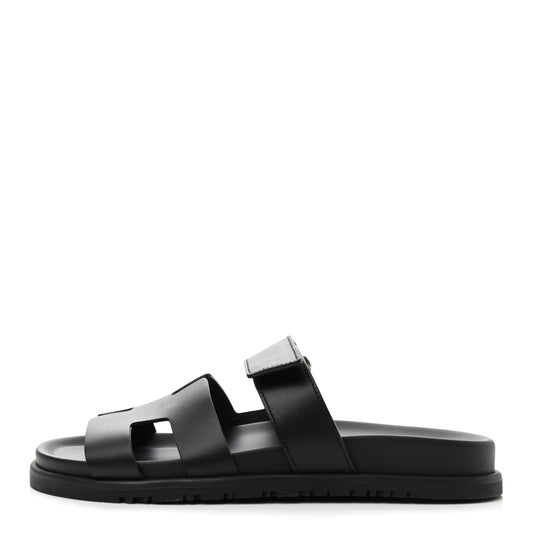 Calfskin Womens Chypre Sandals 38 Black