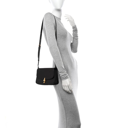 The Row Sleek Calfskin The Sofia 8.75 Crossbody Dark Brown 2 of 12