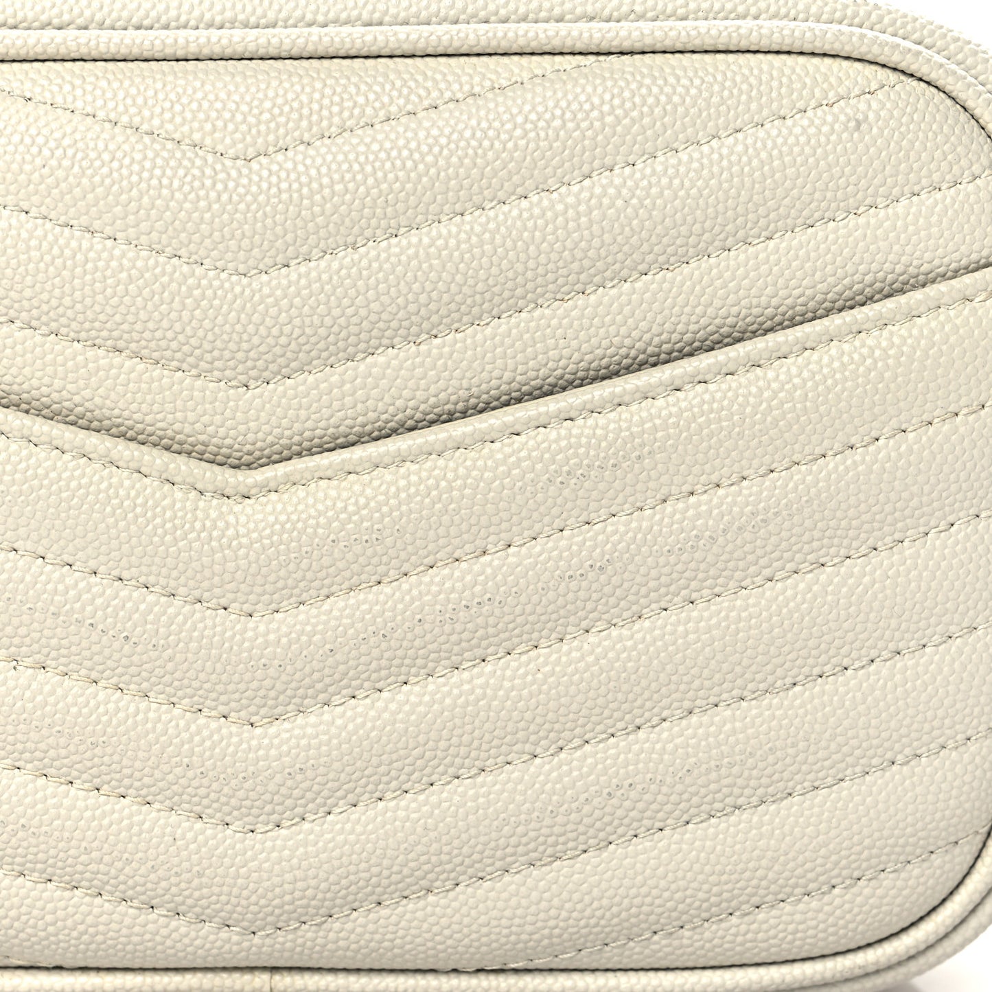Grain De Poudre Matelasse Monogram Mini Lou Camera Bag Crema Soft