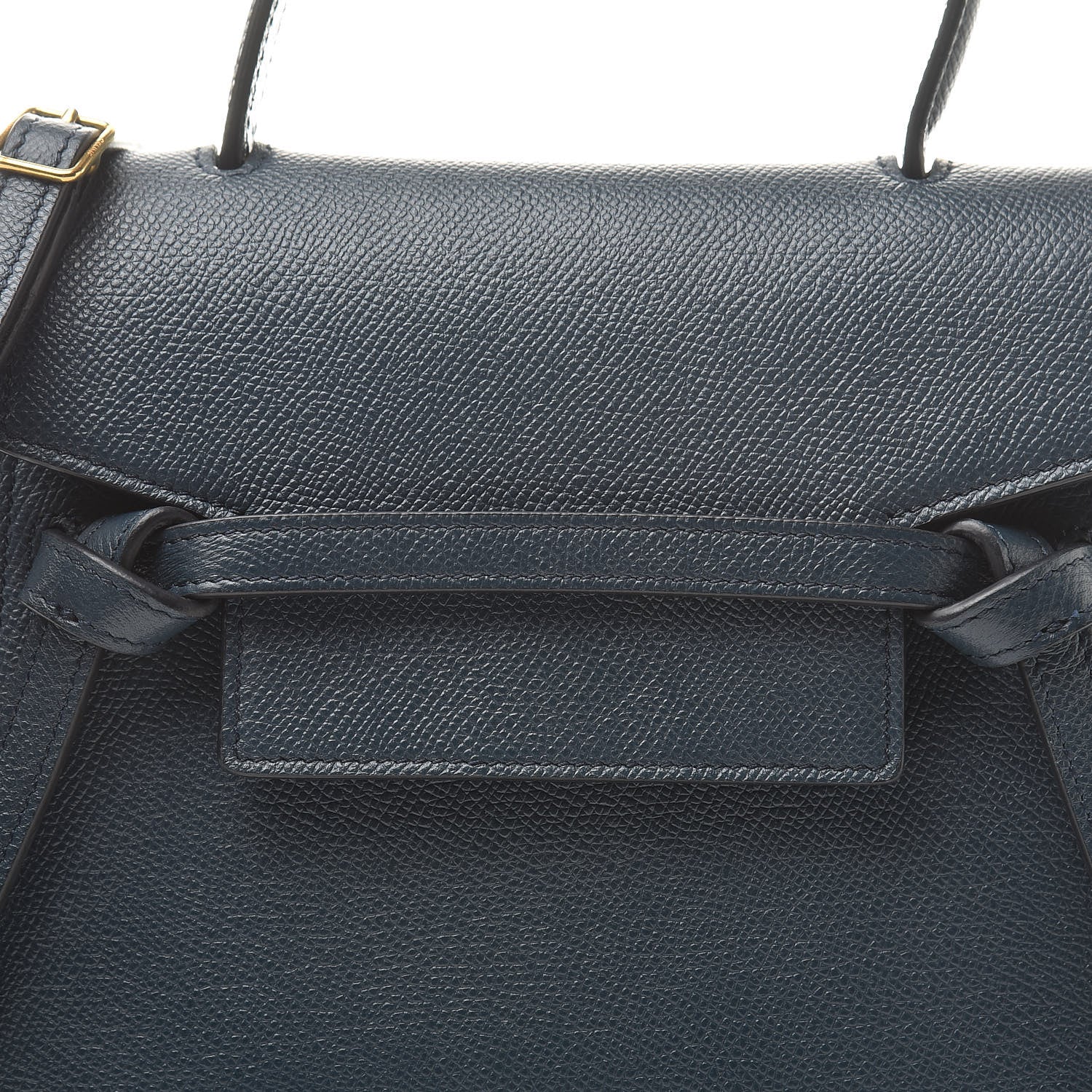 Celine Baby Grained Calfskin Nano Belt Bag Abyss Blue 8 of 10