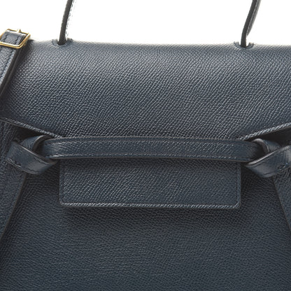 Celine Baby Grained Calfskin Nano Belt Bag Abyss Blue 8 of 10