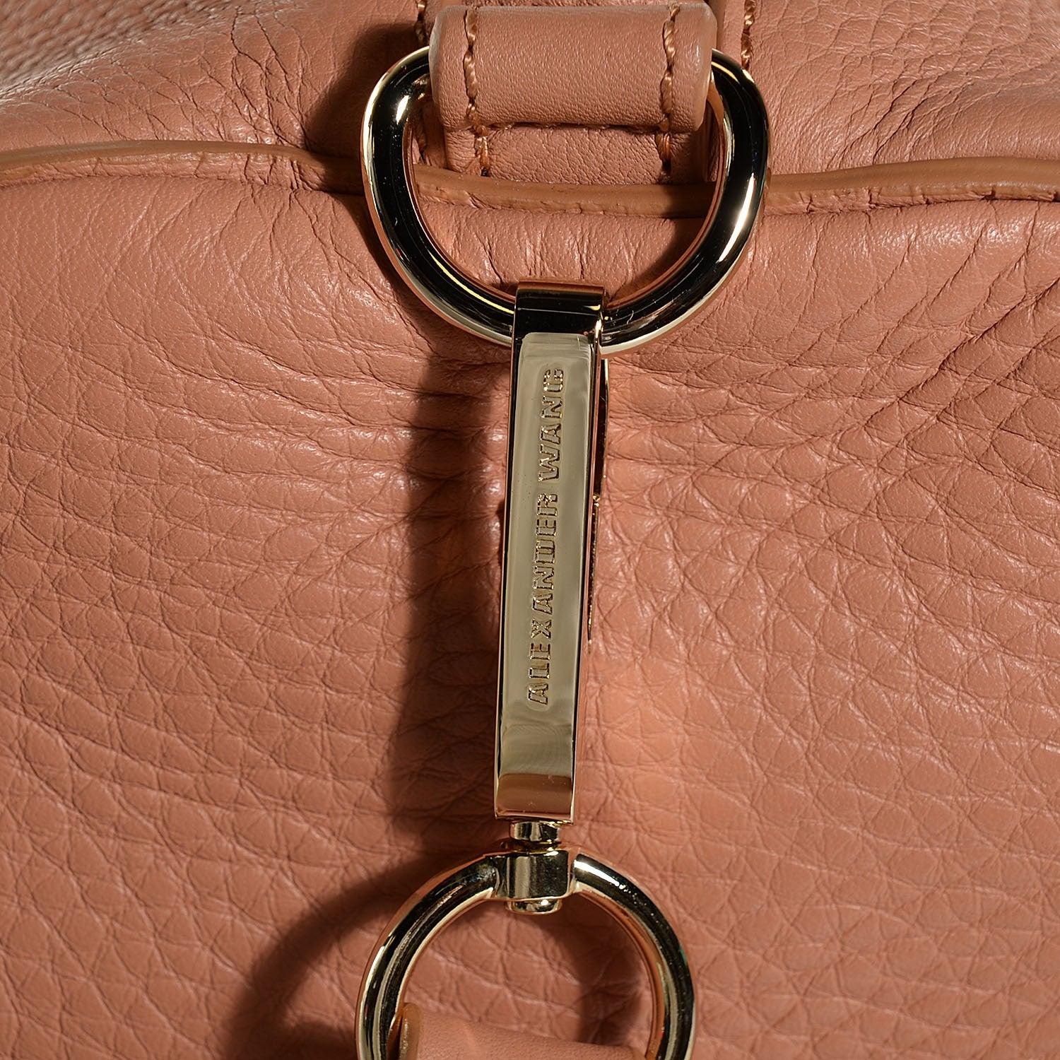 Alexander Wang Pebbled Lambskin Rocco Tan Pale Gold Hardware 10 of 10