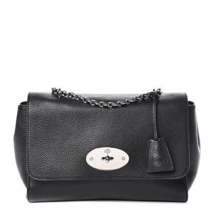 Mulberry Glossy Goatskin Medium Lily Black 1 of 9