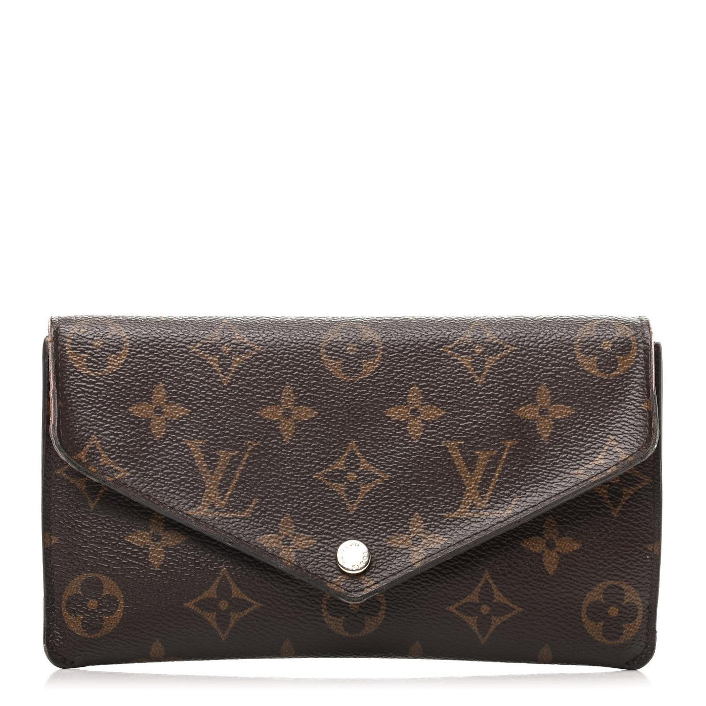 Monogram Jeanne Wallet Rose Ballerine