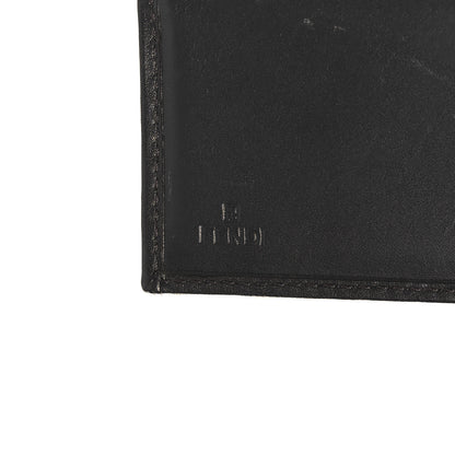 Fendi Zucca Cuoio Lucido Compact Wallet Tobacco Moro 7 of 12