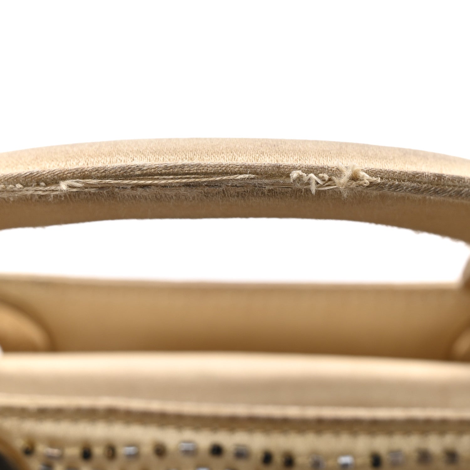 Christian Dior Satin Beaded Mini Lady Dior Gold 12 of 18