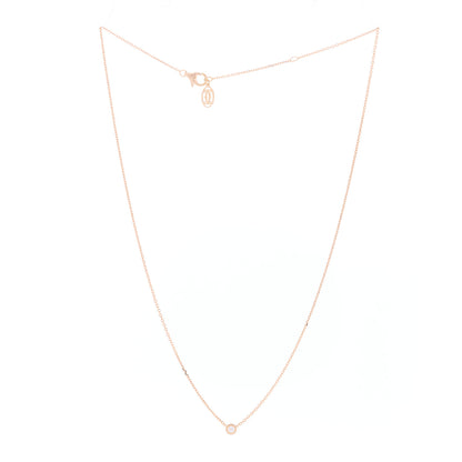 Cartier 18K Pink Gold Diamond XS D'Amour Pendant Necklace 2 of 4