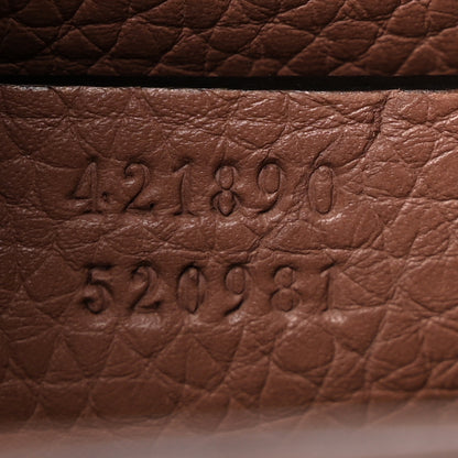 Gucci Calfskin Small GG Marmont Top Handle Bag Rosy Phard 7 of 14